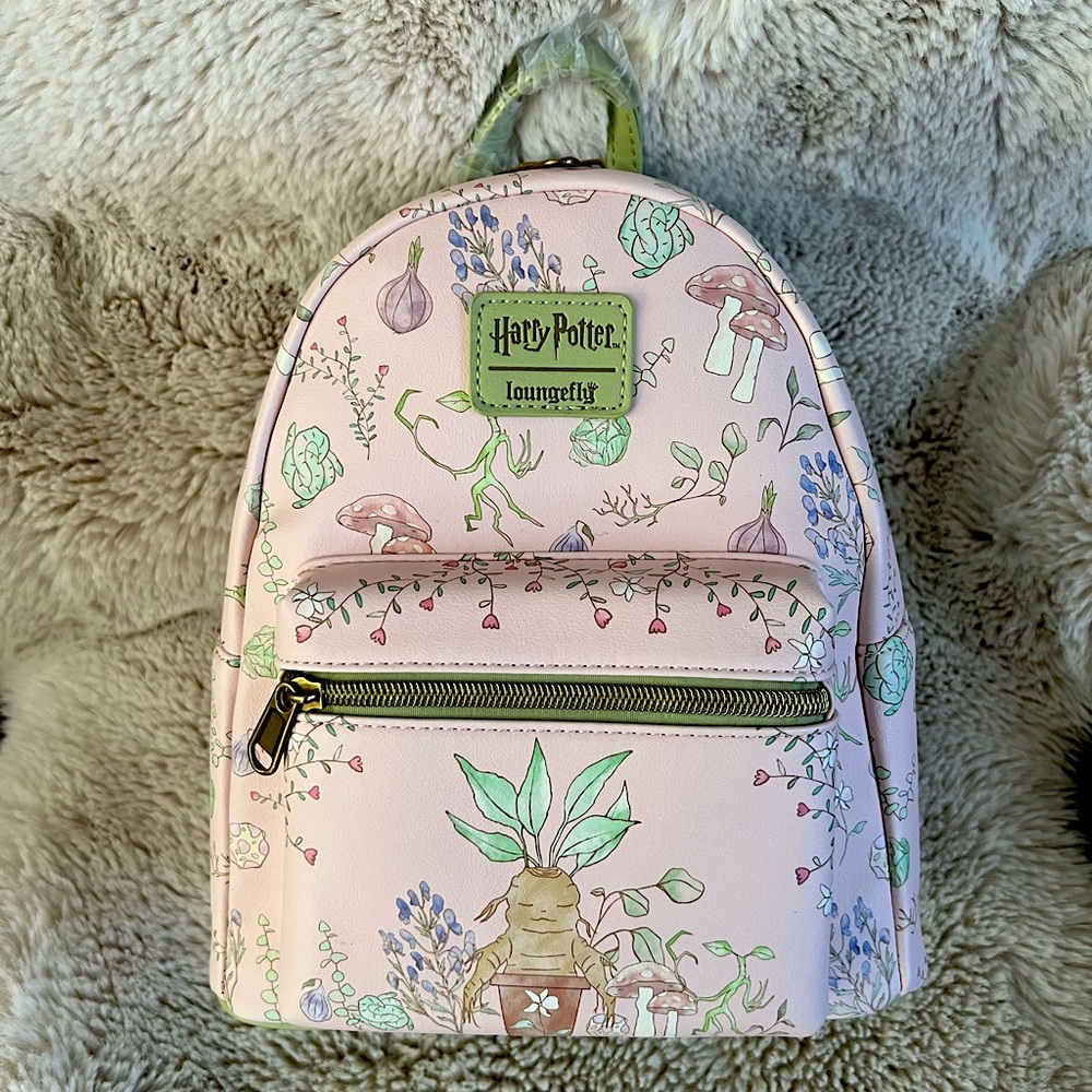 Harry Potter Mandrake Loungefly mini backpack